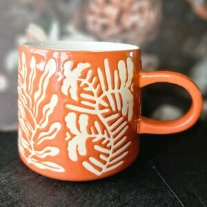 Danica Studio Entwined Imprint Coffee‎ Mug 14oz Stoneware - Burnt Orange